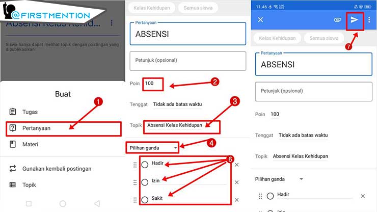 Absen di Google Classroom