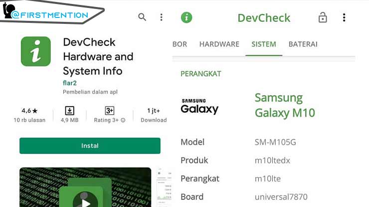 Aplikasi Devcheck 1