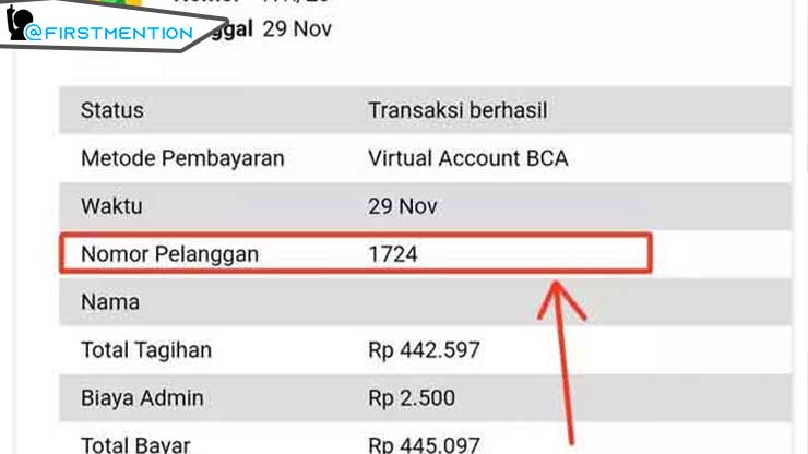 Nomor Pelanggan Indihome