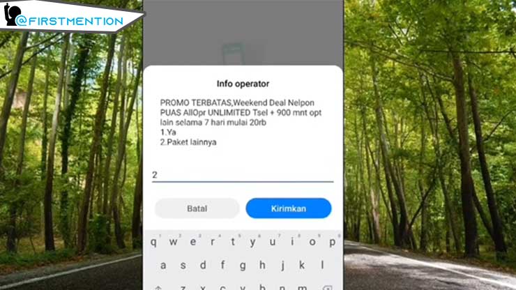 Setelah itu isikan opsi lainnya dengan format angka 2. Paket Lainnya maka tulis saja angka 2