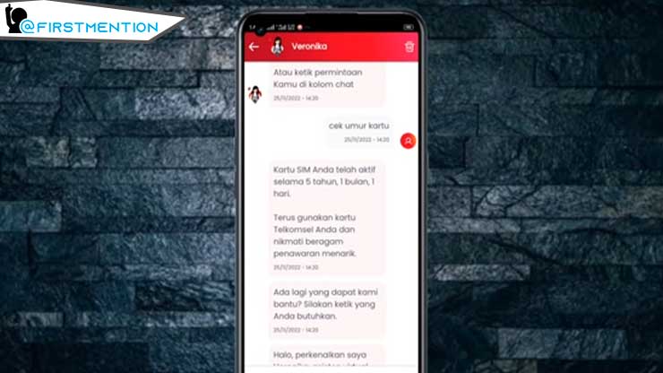 Tunggu hingga sistem membalas pesan. Setelah sistem membalas pesan maka kamu bisa mengetahui umur kartu Telkomsel di pesan paling atas