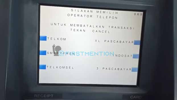 masuk kedalam menu TELKOM