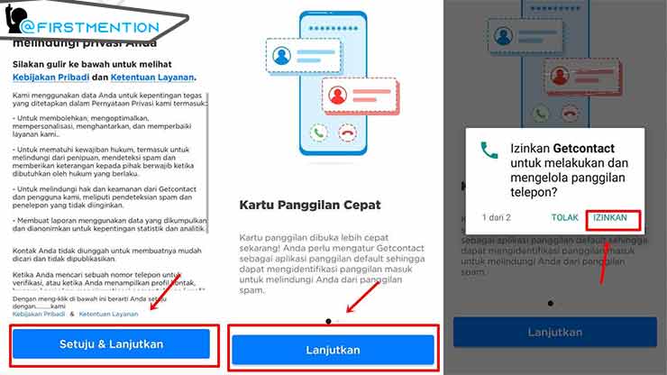 meminta izin untuk mengakses telepon