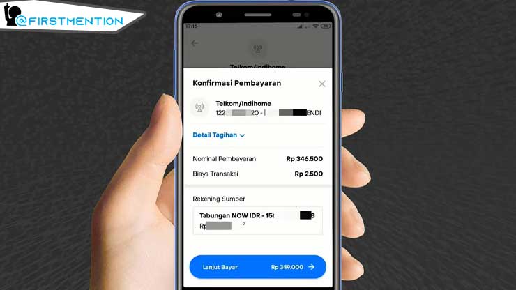 silahkan cek kembali semua data melalui Detail Tagihan apakah sudah benar. Jika semua data sudah benar klik Lanjut Bayar