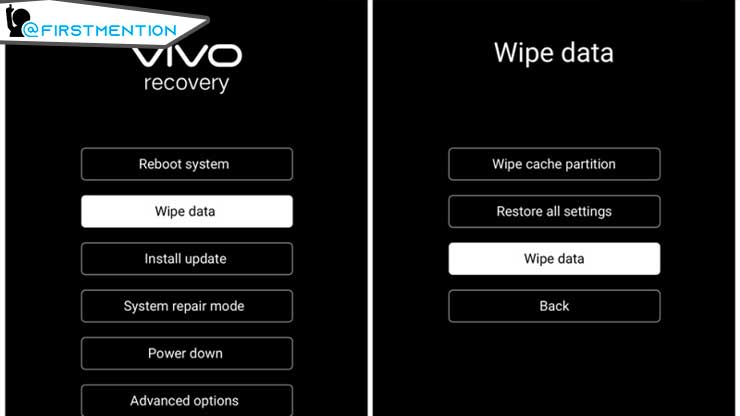 Reset HP Vivo Lupa Pola Menggunakan Recovery