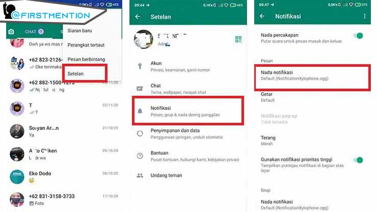 notifikasi nada dering