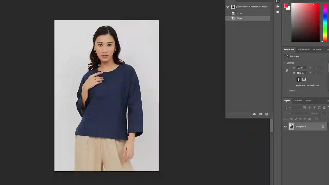 Cara Merubah Warna Baju di Photoshop